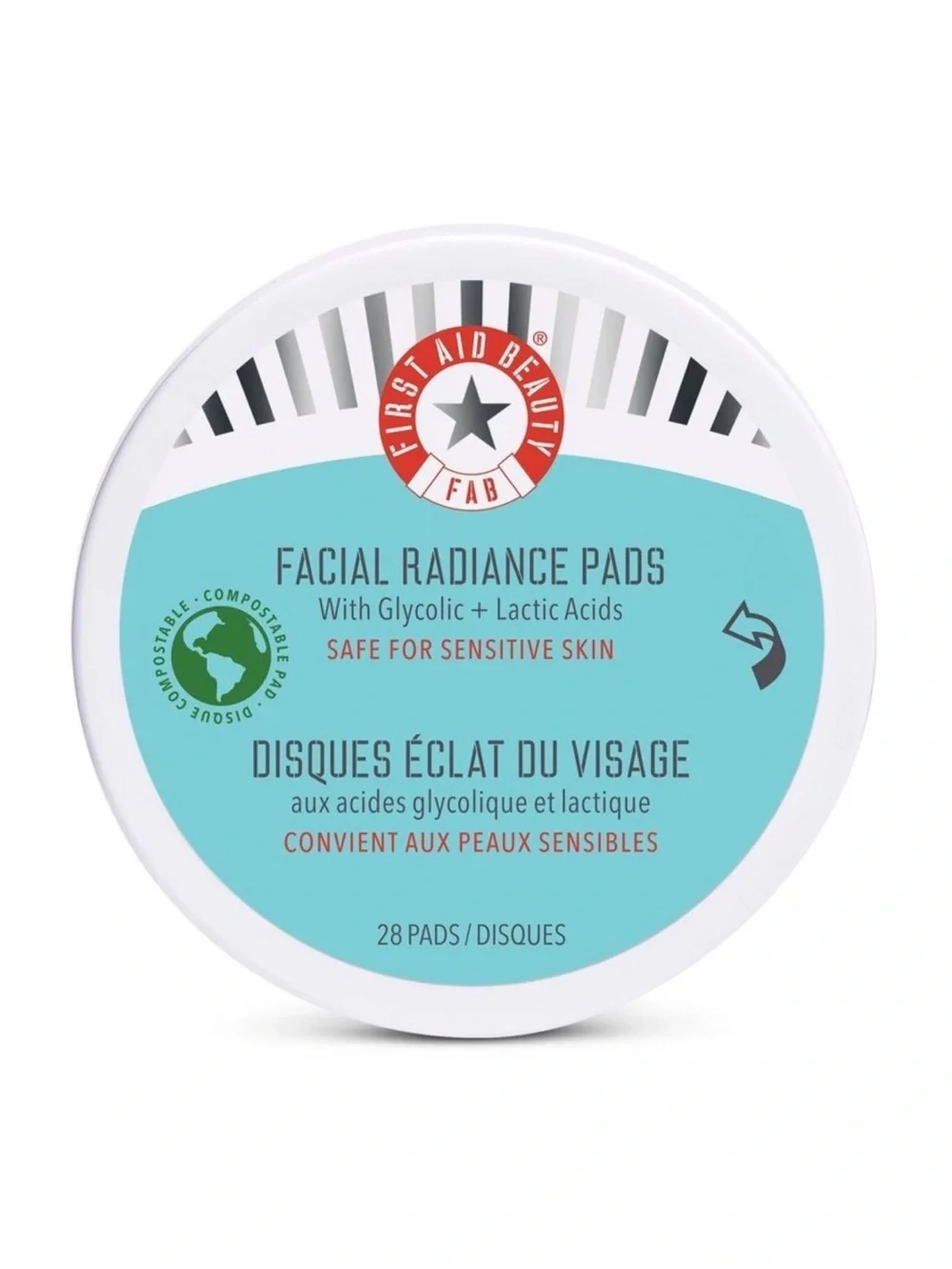 First Aid Beauty Facial Radiance Pads, 28 Count, Brand New and Sealed!